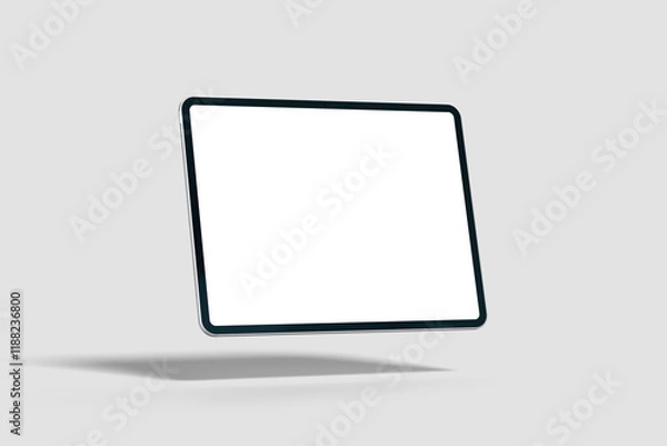 Obraz Blank floating landscape tablet pc mockup
