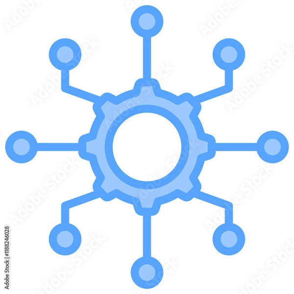 Fototapeta Integration Icon