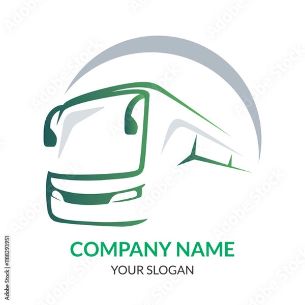 Obraz Bus vector logo design car logo design template