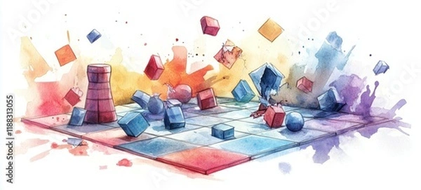 Obraz The Broken Rules Board, Conduct Disorder