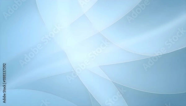 Fototapeta a blue and white abstract background with curved lines