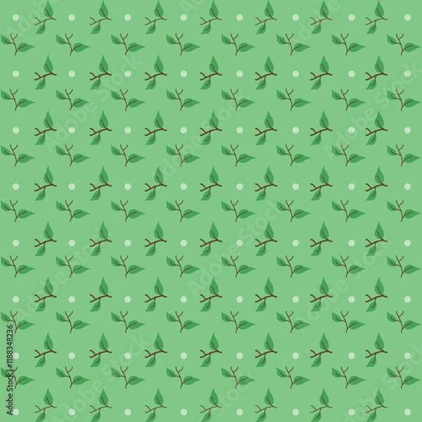 Obraz Leaf Seamless Pattern