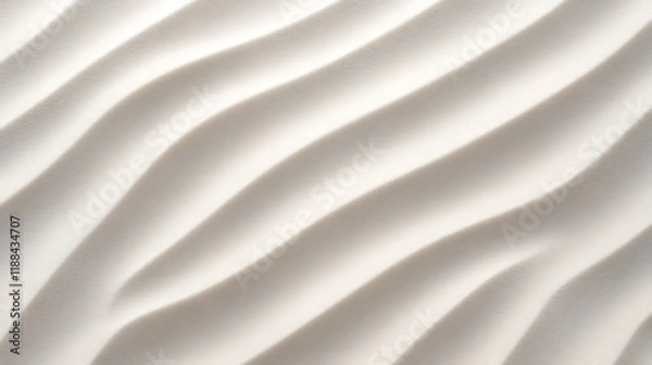 Fototapeta Abstract white sand dune ripple texture pattern