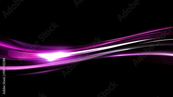 Fototapeta Abstract purple waves design