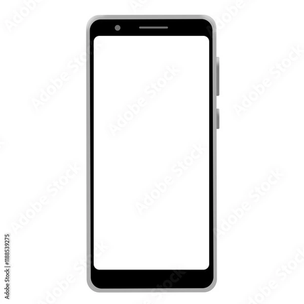 Obraz スマートフォンのイラスト