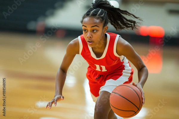 Obraz basketball player with ball