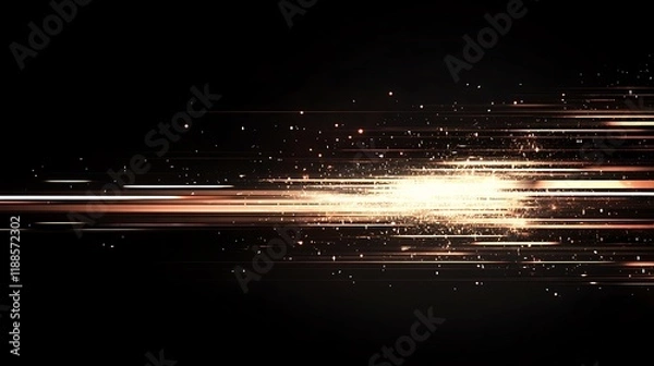 Fototapeta Abstract light streaks, motion blur, explosion. Background, dynamic. Stock photo