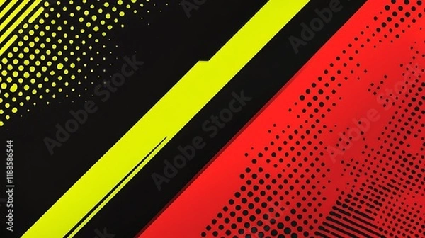 Obraz Abstract background design with diagonal lines and dots