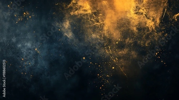 Obraz Abstract fiery smoke background, dramatic effect, backdrop for creative design