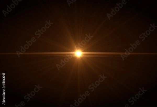 Obraz Lens flare light