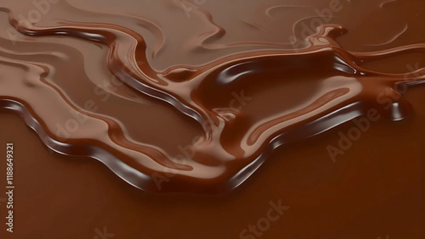 Fototapeta chocolate background abstract liquid