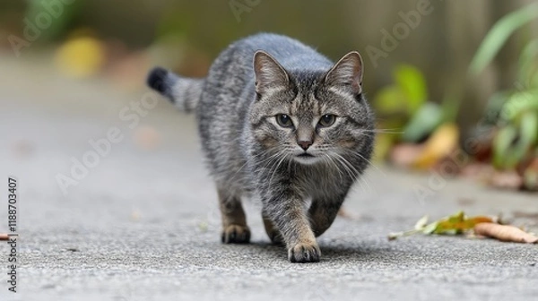 Fototapeta The mighty, domineering and very cute civet cat