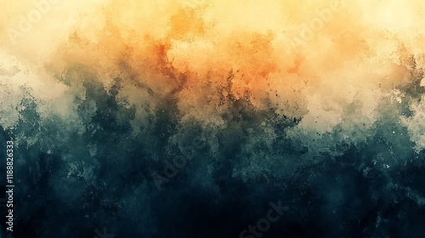 Fototapeta Vibrant Dark and Orange Background with Striking Yellow and Black Accents Creating a Dynamic Visual