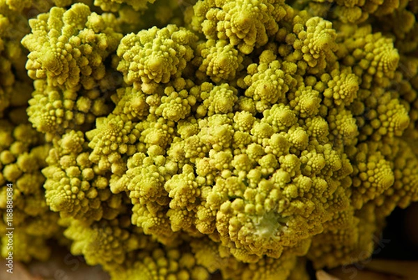 Fototapeta Romanesco cabbage. High quality photo.