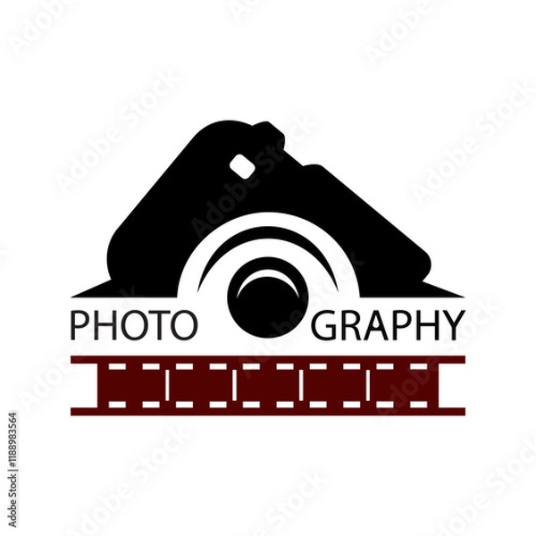 Obraz photography logo design vector illustration