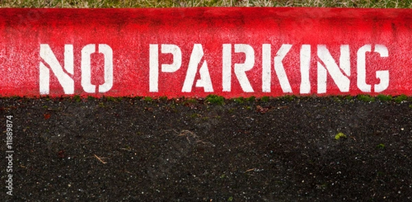 Fototapeta NO PARKING