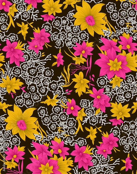 Obraz Abstract Harmony – A delicate balance between bold forms and subtle details.