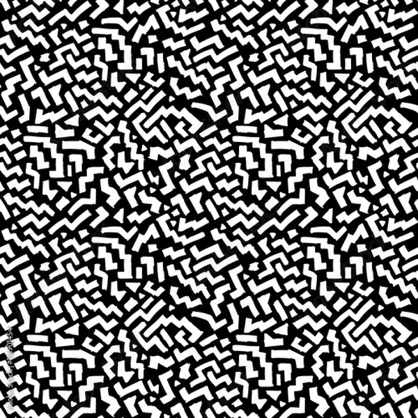 Fototapeta A collection of simple patterns inspired by 1980s style design.