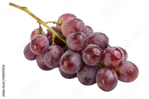 Fototapeta Racimo de uvas moradas aisladas