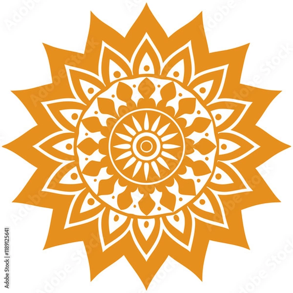 Obraz abstract sun symbol