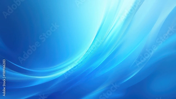 Fototapeta Abstract Blue Wave Background - Abstract backgrounds