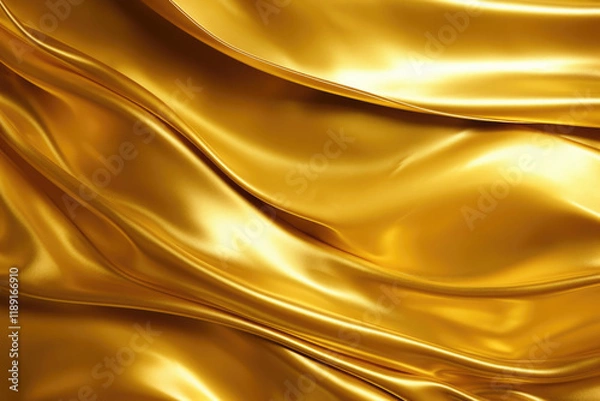 Obraz 金, 金箔, 模様, 素材, 波, テクスチャ, 素材, デザイン, gold, gold leaf, pattern, material, wave, texture, design