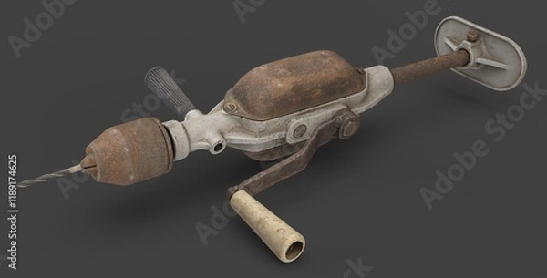 Fototapeta Handle drill