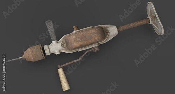 Fototapeta Handle drill