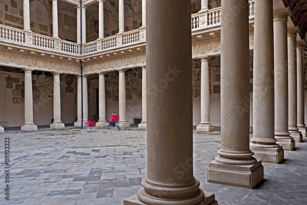 Fototapeta Palace bo in Padova, ancient seat of the University.