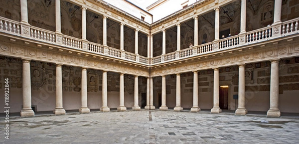 Fototapeta Palace bo in Padova, ancient seat of the University.