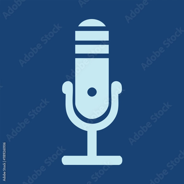 Obraz Microphone Icon Vector Illustration

