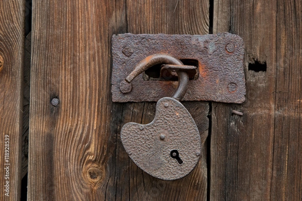 Obraz Stara kłódka