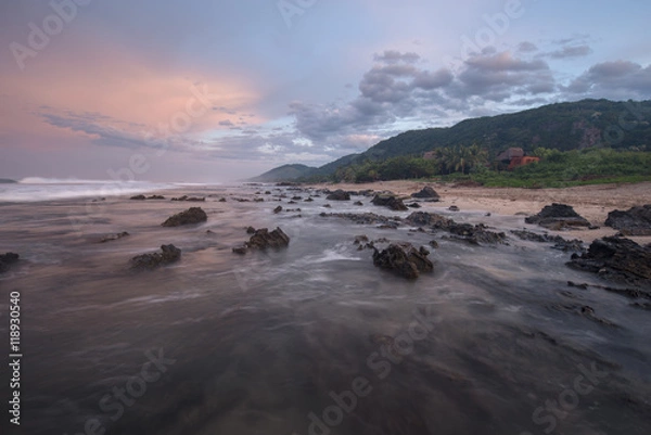 Obraz Coastal peaceful sunset