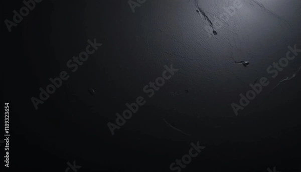 Obraz Dark Stage with top Spotlight Illuminating Empty Space