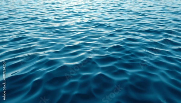 Obraz Deep Blue Water Surface with Gentle Ripples