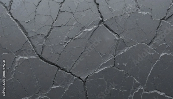 Obraz Detailed Cracked Concrete Surface with Intricate Patterns