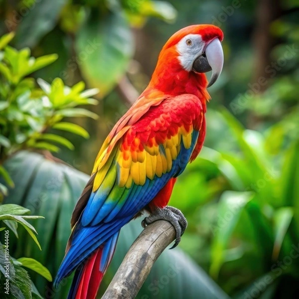 Obraz scarlet-macaw