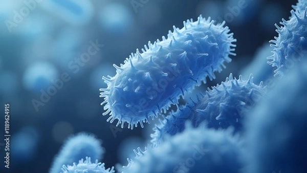 Obraz legionella bacteria microscopic view