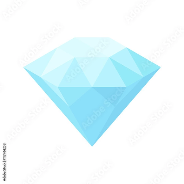 Fototapeta Diamond isometric sign