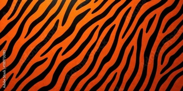 Fototapeta Abstract Orange and Black Swirling Stripes Pattern Texture Background for Design Projects