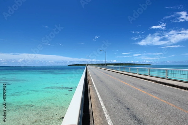 Obraz 海を渡る橋