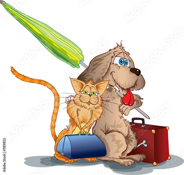 Obraz depart en vacances