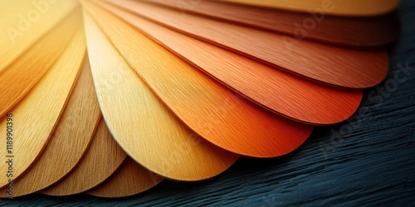 Fototapeta Abstract Harmonious Diverse Overlapping Layers