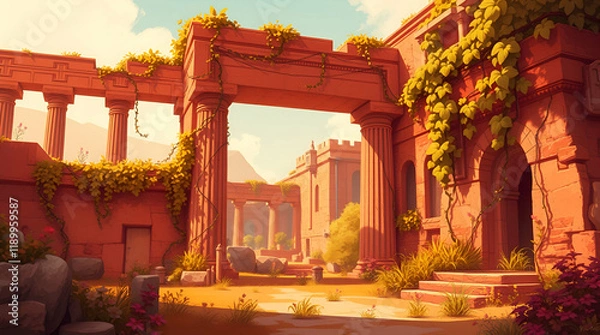 Obraz Old building nature