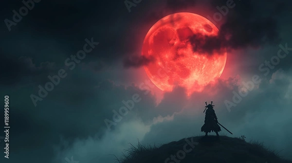 Obraz Samurai in the woods