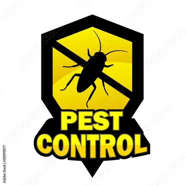Obraz Pest control logo on white background