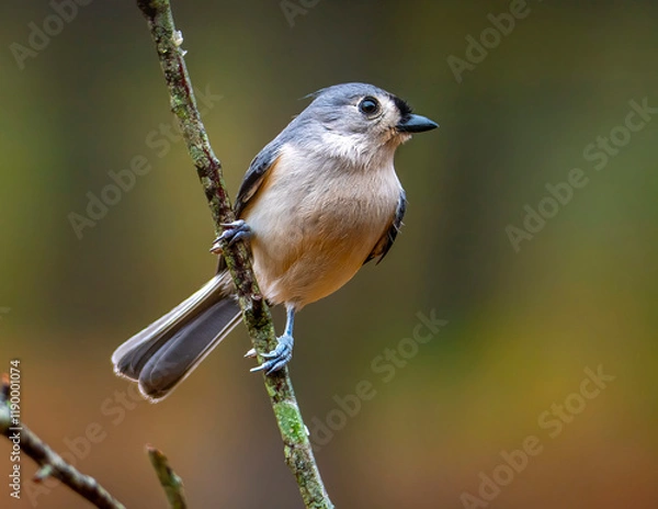 Obraz Tufted Titmouse Perched
