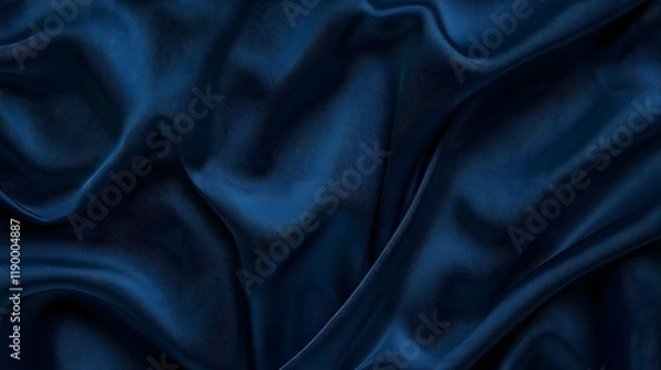 Fototapeta Solid navy blue background with a soft gradient fading out