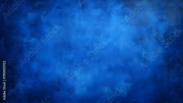 Fototapeta Bold royal blue clean background with soft fading edges