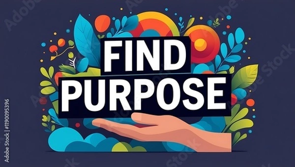 Fototapeta Find Your Life Purpose With Passion And Creativity